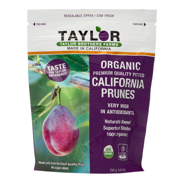 Premium California Organic Prunes