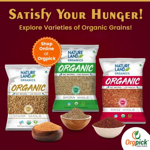 Buy Best Quality Organic Grains & Millet Online