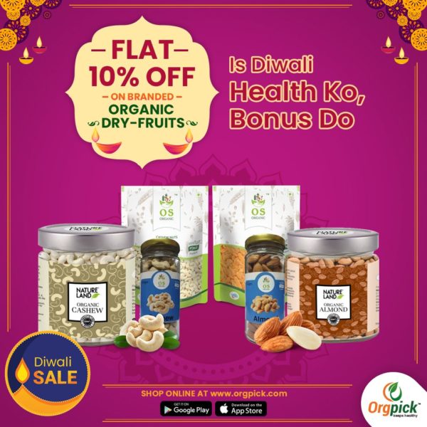 Flat 10% Off on Organic DryFruits Online in Pune
